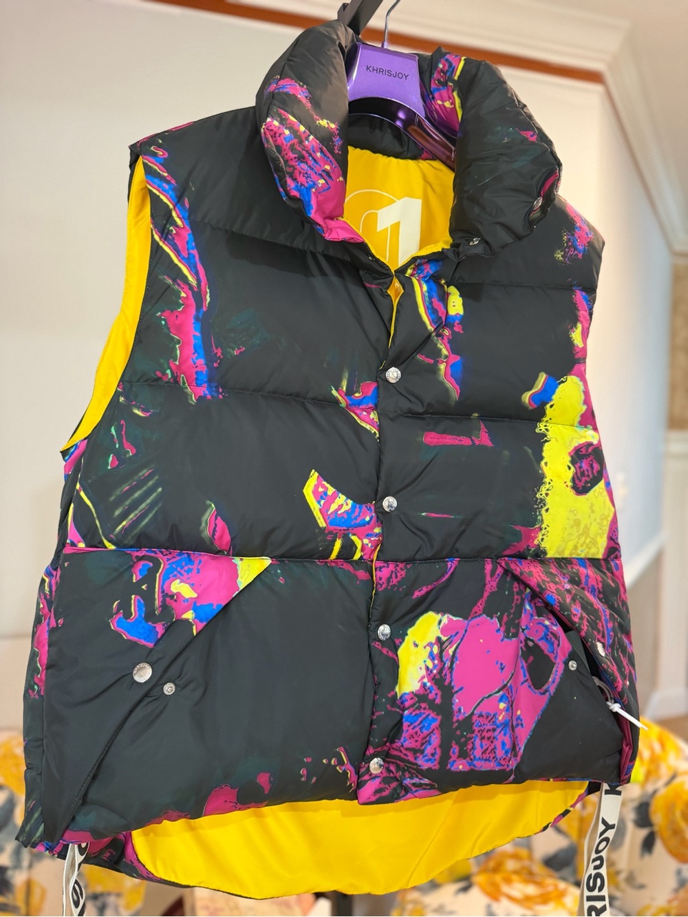 NWT | Khrisjoy Iconic DISCOUNTED RARE Puffer Vest ~ Size 1 / Med | MSRP $1600